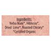 Mate Factor Hibiscus Lime Organic Yerba Mate Tea Bags - Case Of 6 - 20 Bag