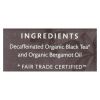 Choice Organic Teas Decaffeinated Earl Grey Tea - 16 Tea Bags - Case Of 6