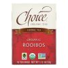 Choice Organic Teas Rooibos Red Bush Tea - 16 Tea Bags - Case Of 6